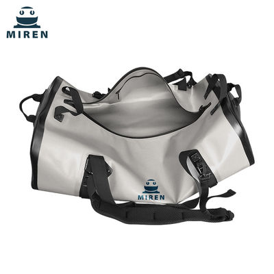 Bolsa Duffel Resistente à Água 70 Litros Cor Cinza Claro Material TPU