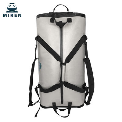 Bolsa Duffel Resistente à Água 70 Litros Cor Cinza Claro Material TPU