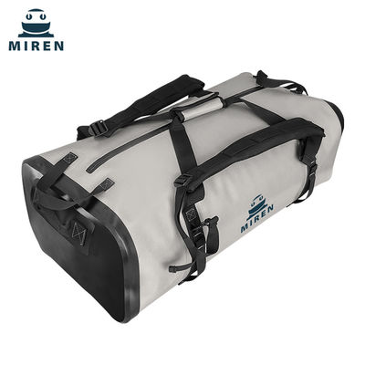 Bolsa Duffel Resistente à Água 70 Litros Cor Cinza Claro Material TPU