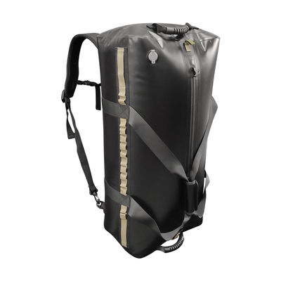Saco Duffel seco à prova d'água TPU exterior 120L cor preta para acampamento