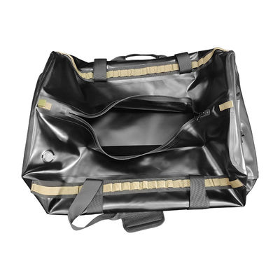 Saco Duffel seco à prova d'água TPU exterior 120L cor preta para acampamento