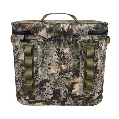Mochila térmica 20l à prova d'água, refrigeradores de camuflagem de lado macio para acampamentos e caminhadas