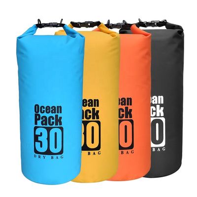 Saco seco à prova d'água de PVC 500D externo com capacidade de 5L 10L 15L