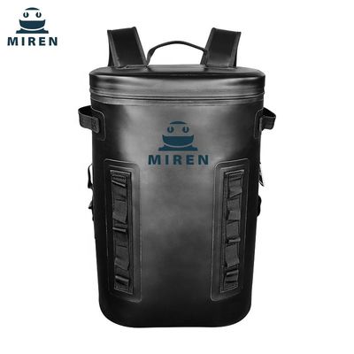 Mochila térmica portátil 20L com isolamento térmico e costuras soldadas