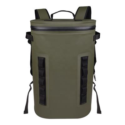 Mochila de refrigeração suave TPU 21L, saco portátil de refrigeração de vinho térmico ODM