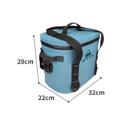 Saco refrigerador quadrado reutilizável isolado 8 litros para churrasco de turismo ao ar livre