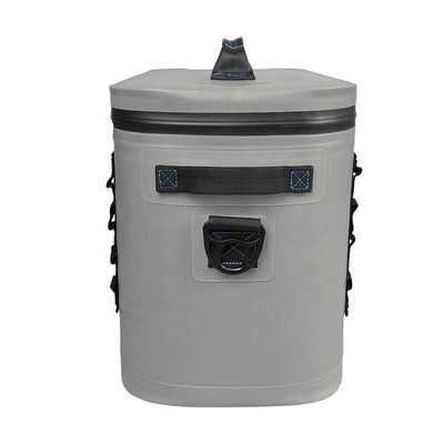 Saco térmico leve portátil 20L cor cinza claro para churrasco acampamento