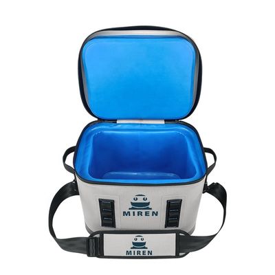 Cooler de mochila isolada impermeável personalizado Cinza clara Para piquenique