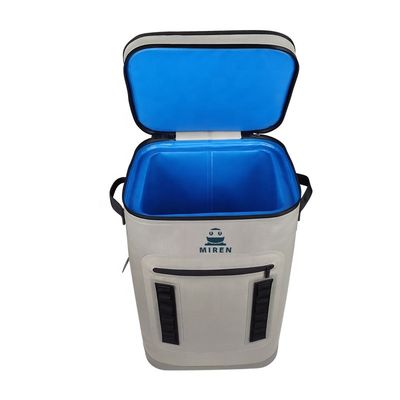 Saco refrigerador de piquenique 28L personalizado, mochila térmica macia à prova d'água