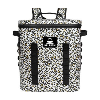 Saco térmico macio isolado TPU 20 litros, mochila térmica à prova d'água para piqueniques