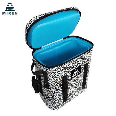 Saco térmico macio isolado TPU 20 litros, mochila térmica à prova d'água para piqueniques