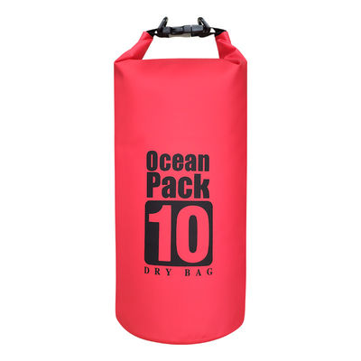 Saco seco 500D PVC macio resistente à água 10 litros para esportes de pesca ODM