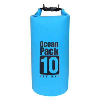 Saco seco 500D PVC macio resistente à água 10 litros para esportes de pesca ODM