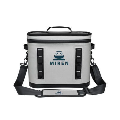 Bolsa de refrigeração suave de grande capacidade de 30 latas, personalizável, com concha e revestimento de TPU 840D à prova de vazamento