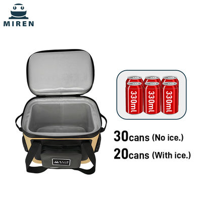 Logotipo personalizável de 30 latas de refrigerador macio, isolado e à prova de vazamento para pesca ao ar livre